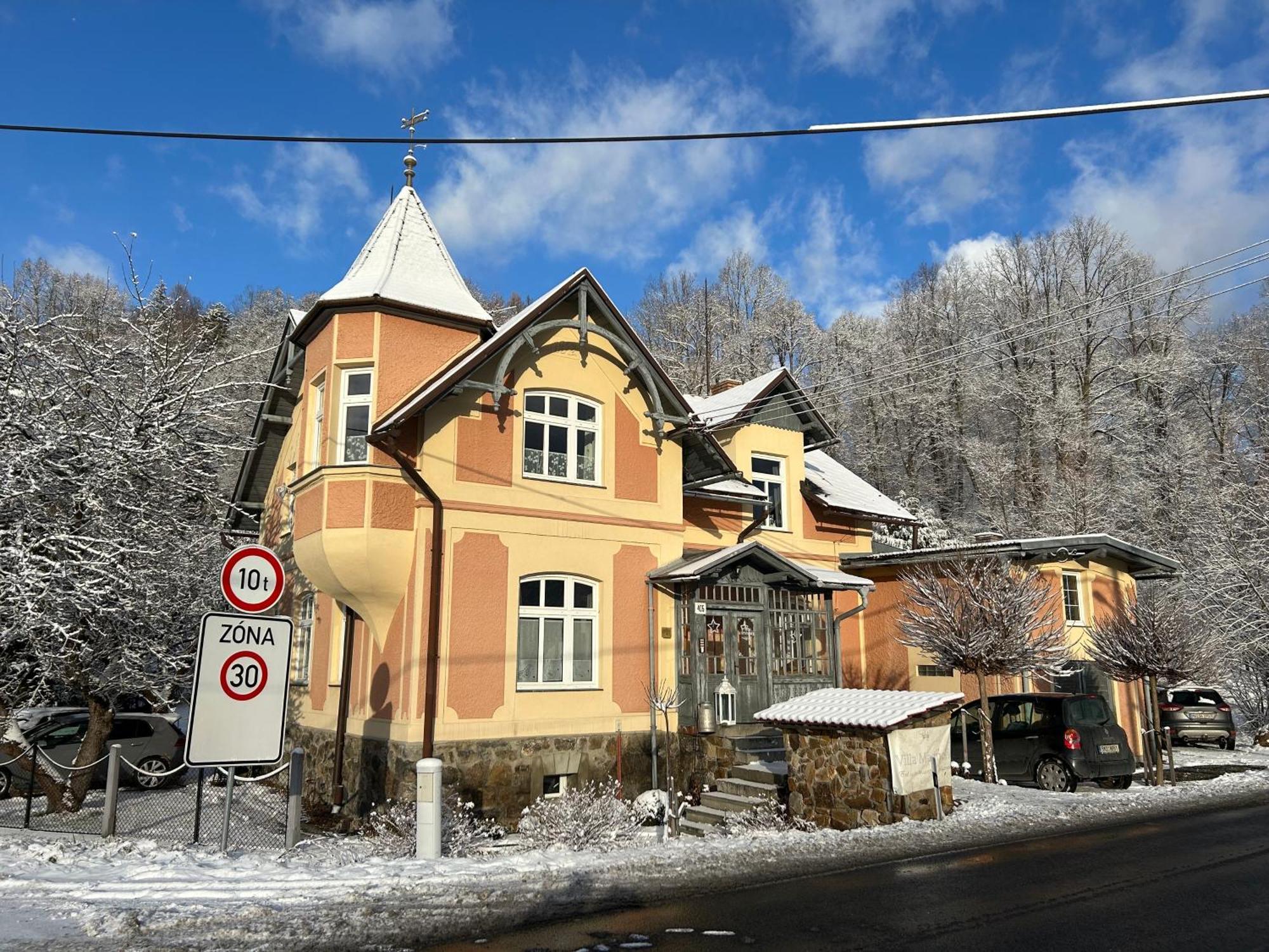 Apartmany Villa Magnolie Lipova Lazne Luaran gambar