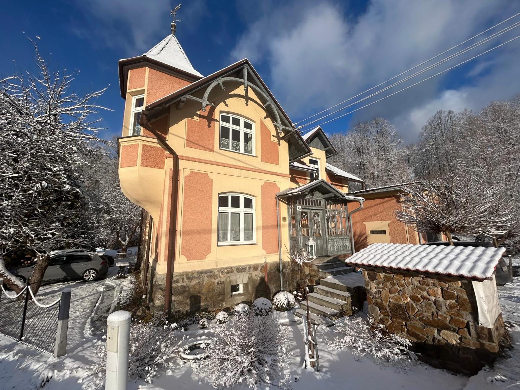 Apartmany Villa Magnolie Lipova Lazne Luaran gambar